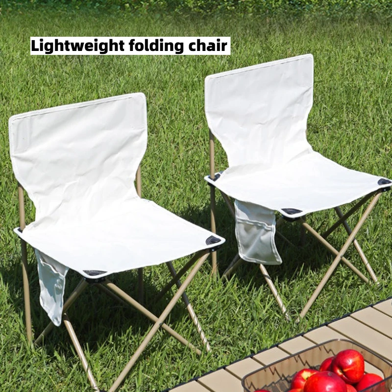 Fishing Equipment In - Sedia pieghevole da interno con schienale,