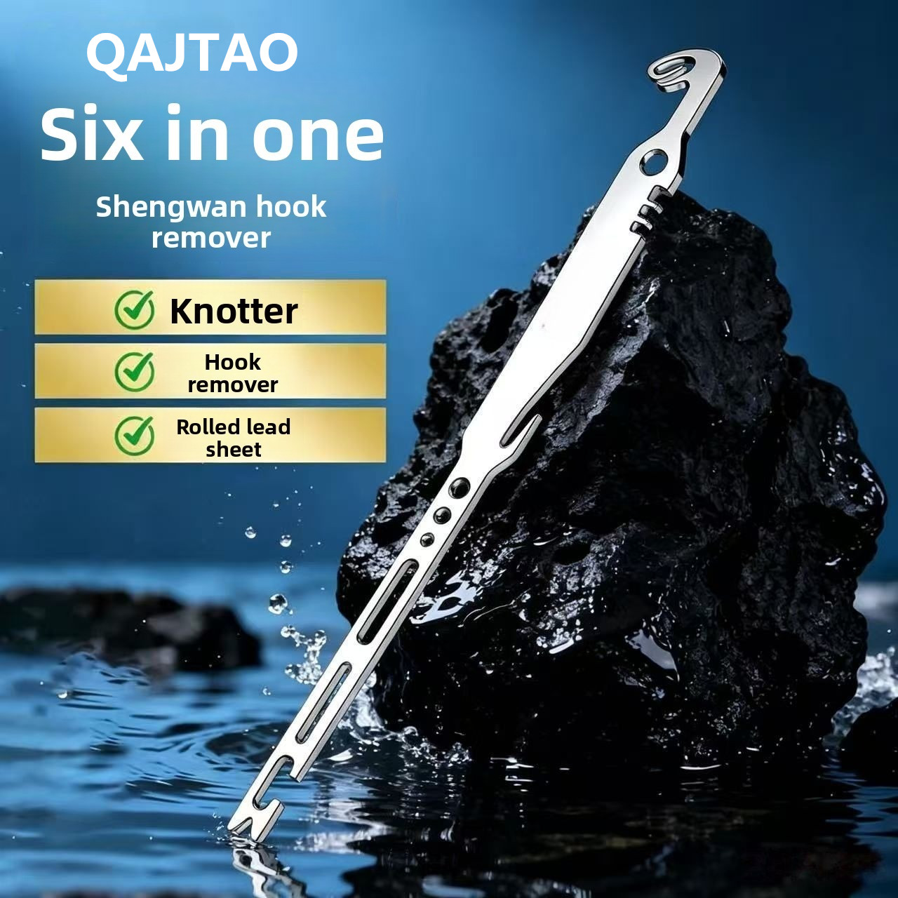 Fishing Equipment Target - QAJTAO, set da 4 pezzi, strumento
